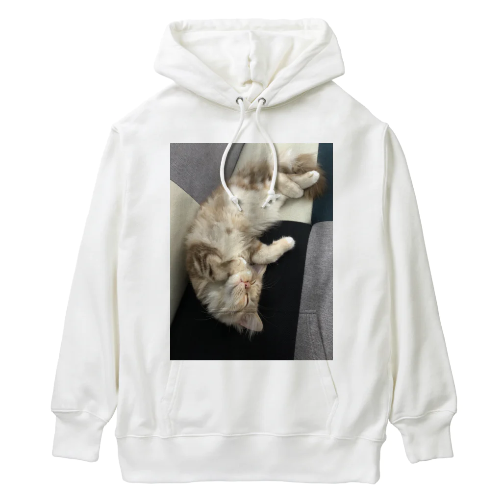 吾輩はベルである。ショップの福猫ベルちゃんの開運グッズ Heavyweight Hoodie