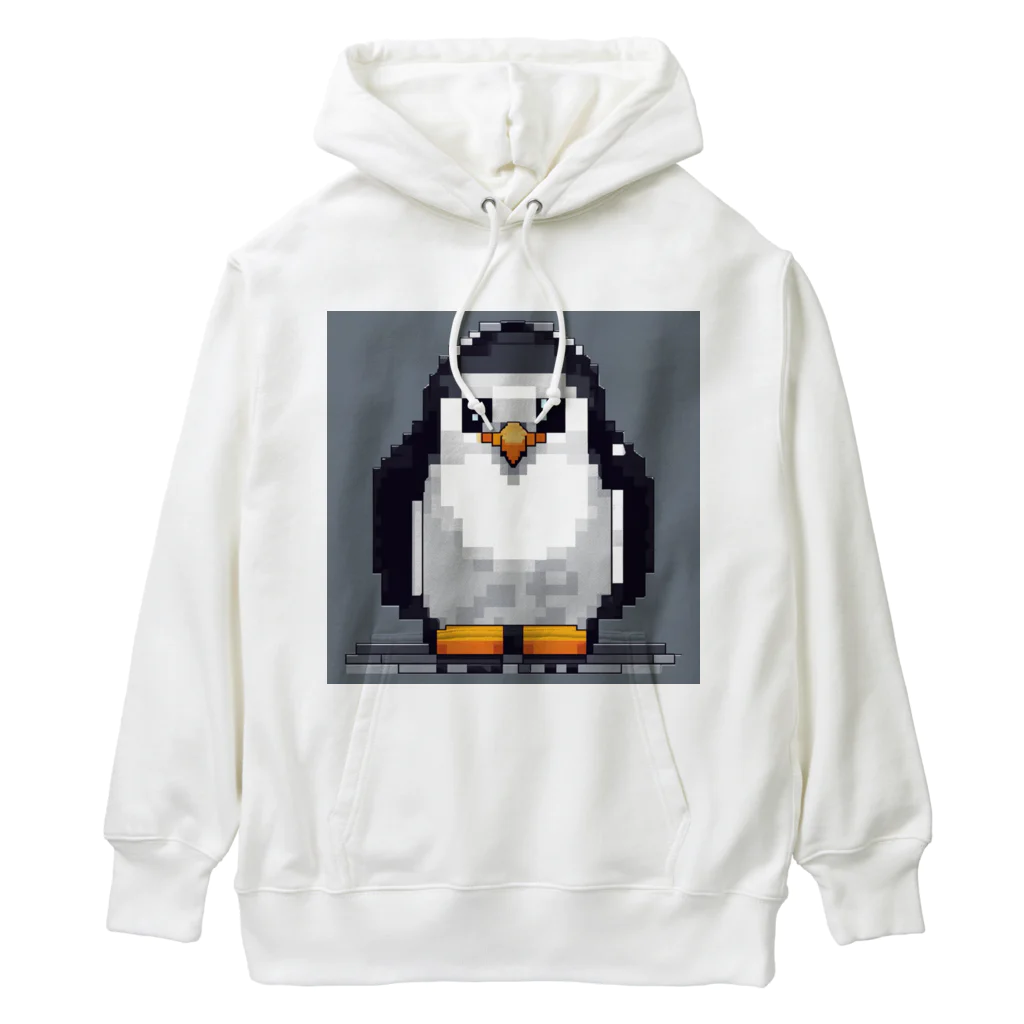 hakusyuuの優しい眼差しペンギン Heavyweight Hoodie