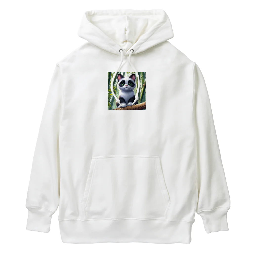 taka-kamikazeのパンダキャット Heavyweight Hoodie