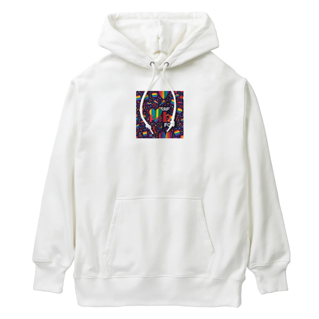 Happy　Rainbow　Flagのレインボーフラッグ Heavyweight Hoodie