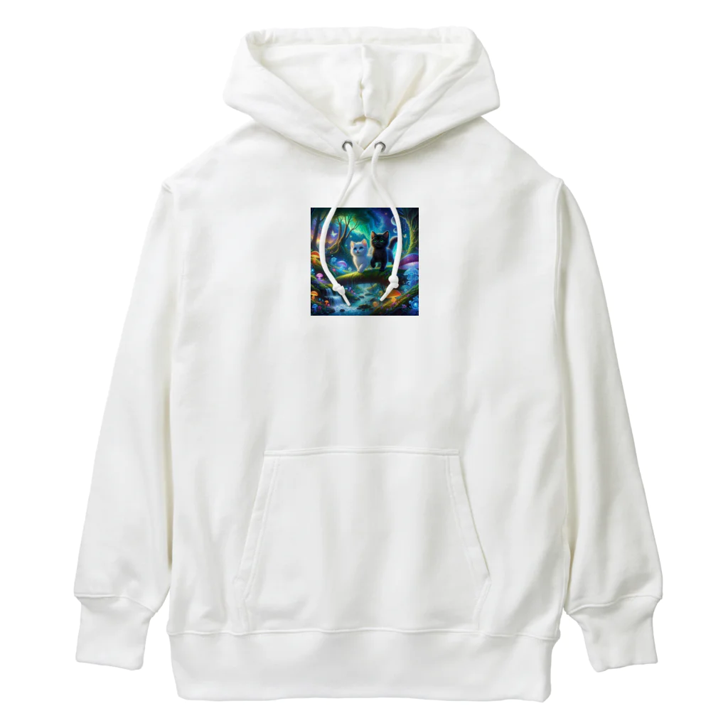 katohkouchiの魔法の探索：好奇心の旅 Heavyweight Hoodie