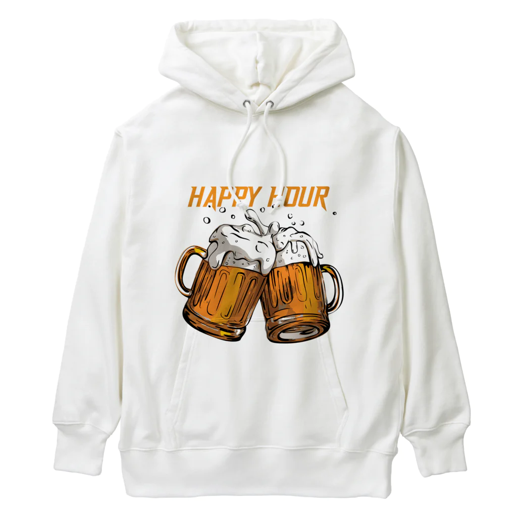 JUNK_HEDDのビールでハッピー Heavyweight Hoodie