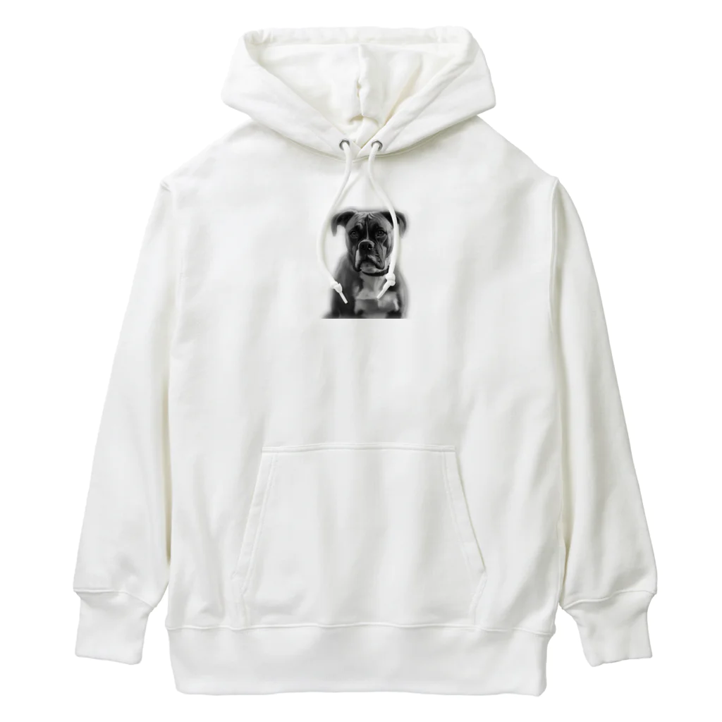 barbyGGGの超キュートなボクサー犬 Heavyweight Hoodie