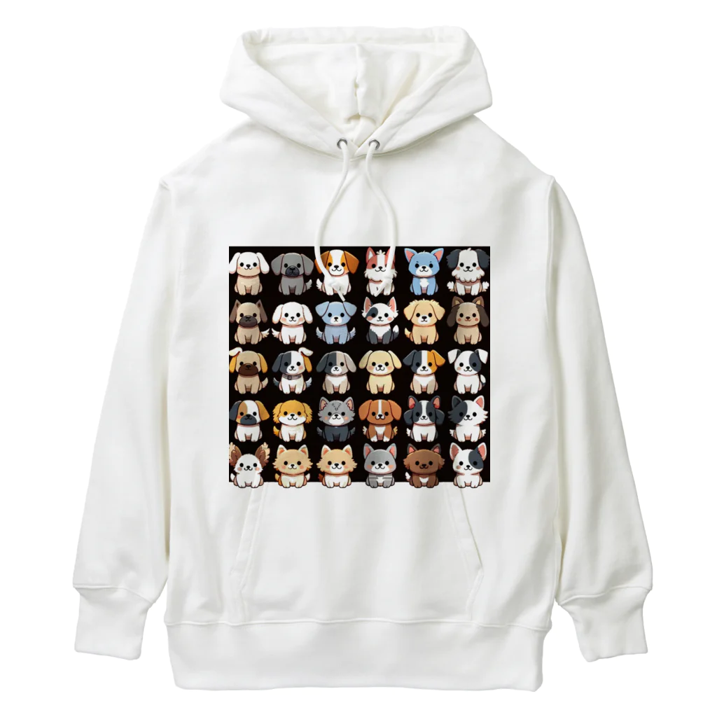 mochihouseのイッヌ大集合 Heavyweight Hoodie