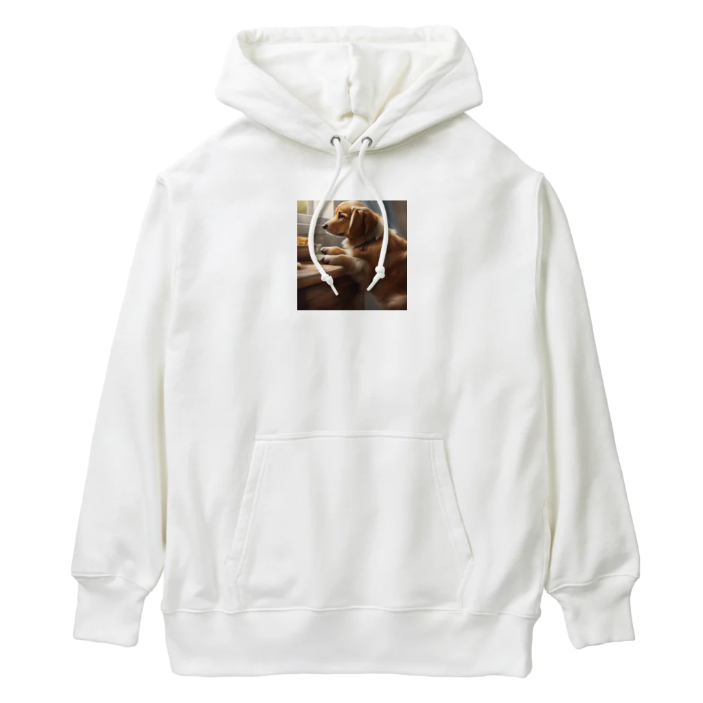 ponazuの帰りを待つ犬 Heavyweight Hoodie