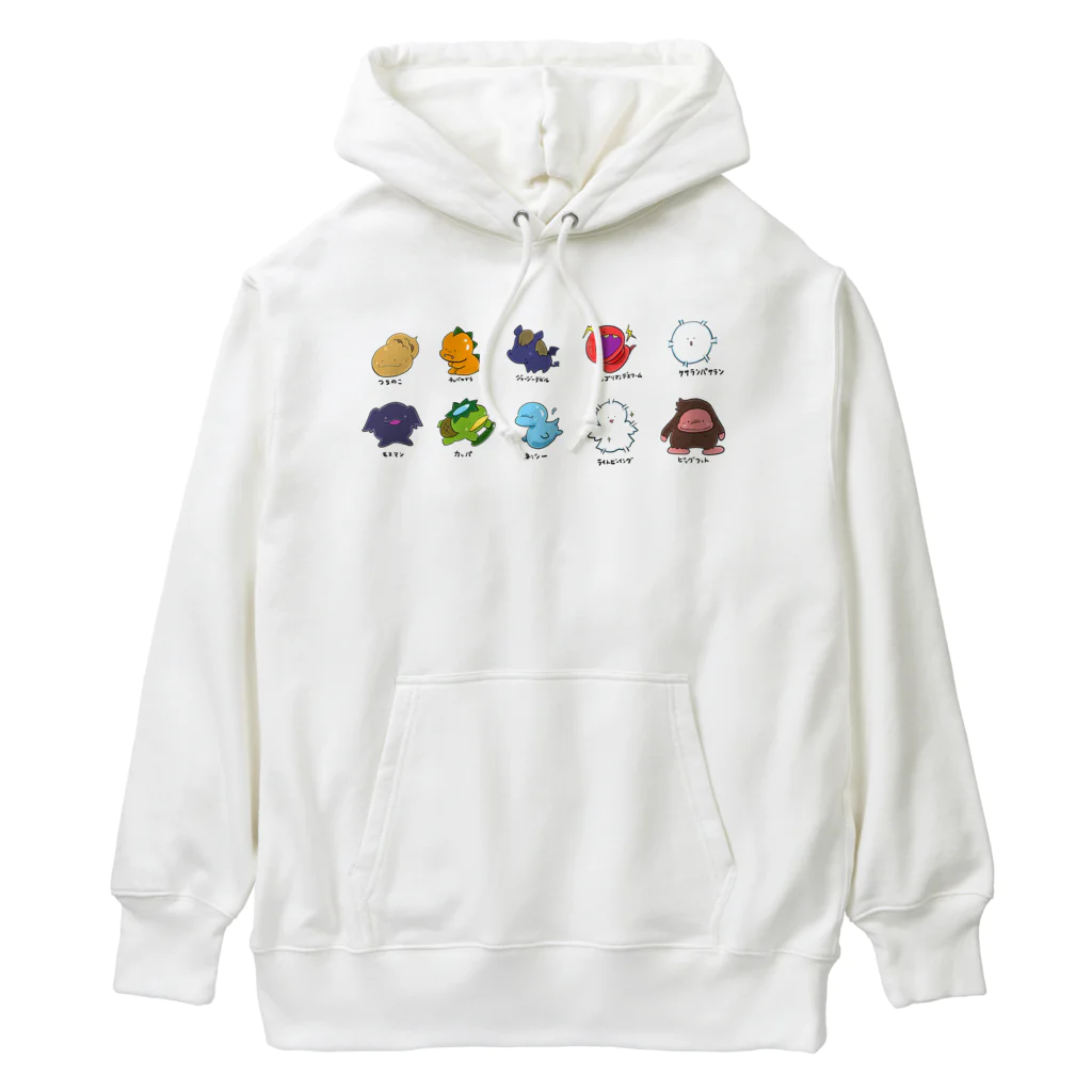 もふもふ堂のUMAデザイン Heavyweight Hoodie