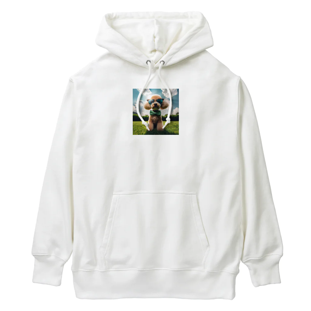 chibita08のグラサンプードル Heavyweight Hoodie