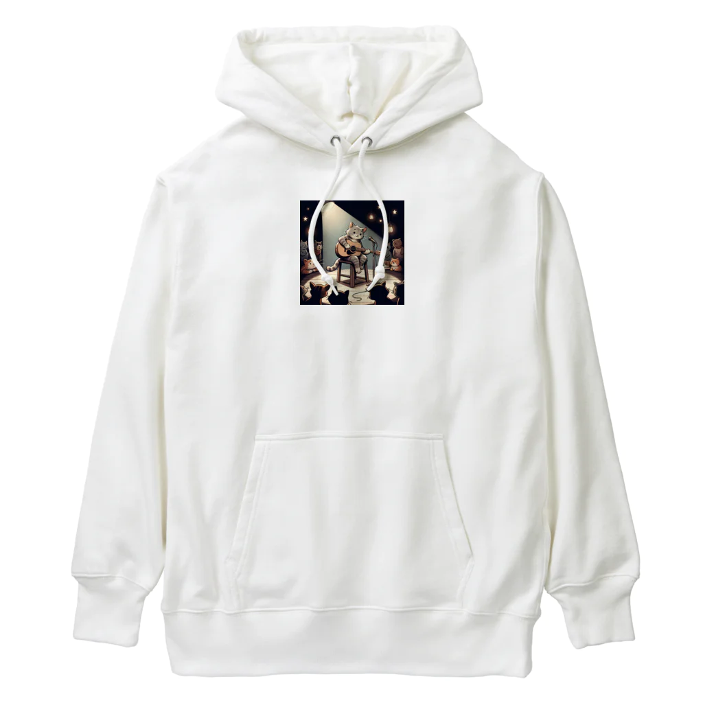 きなこのショップのネコのリサイタル Heavyweight Hoodie