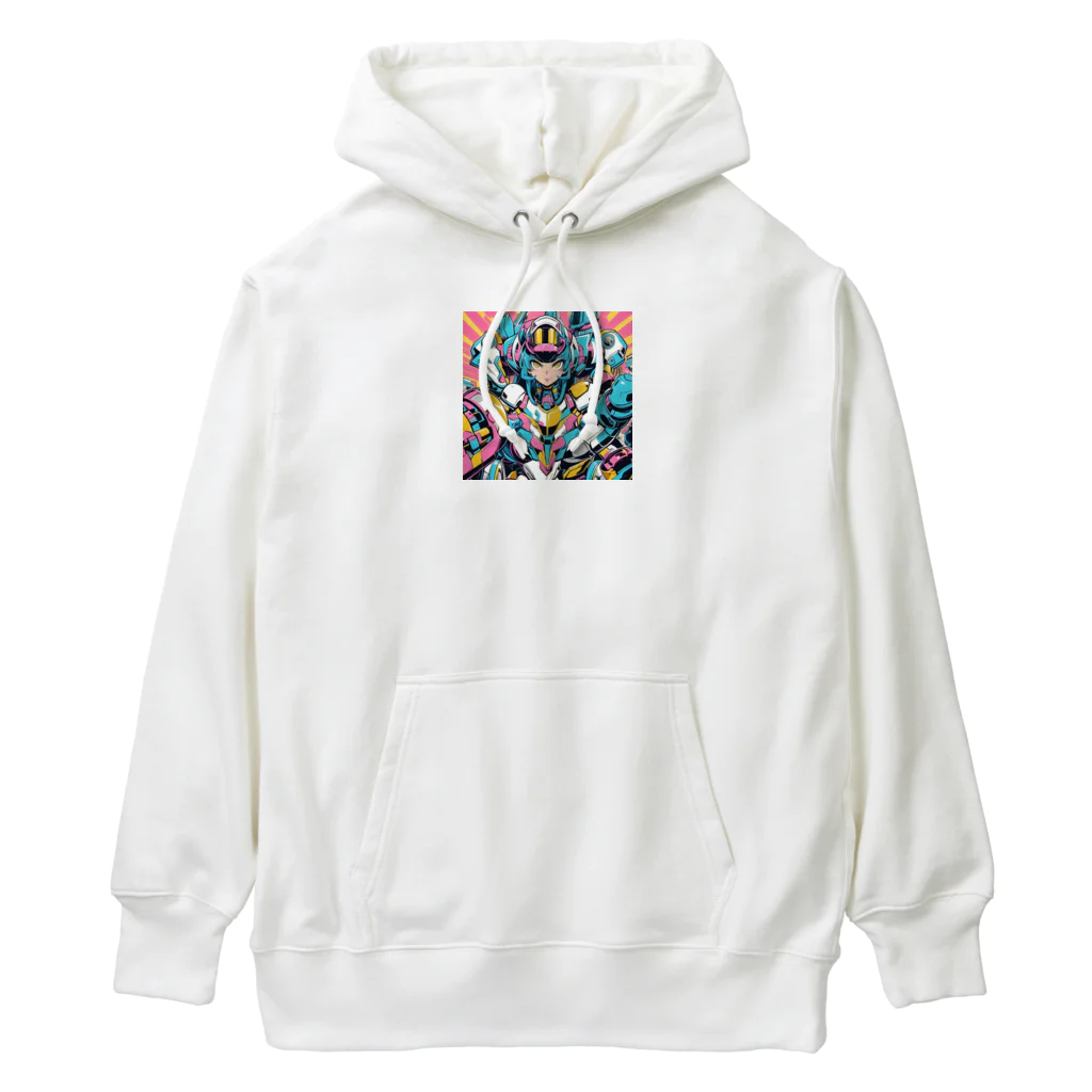 カピパーラ🐻のアーマーガールα♪ Heavyweight Hoodie