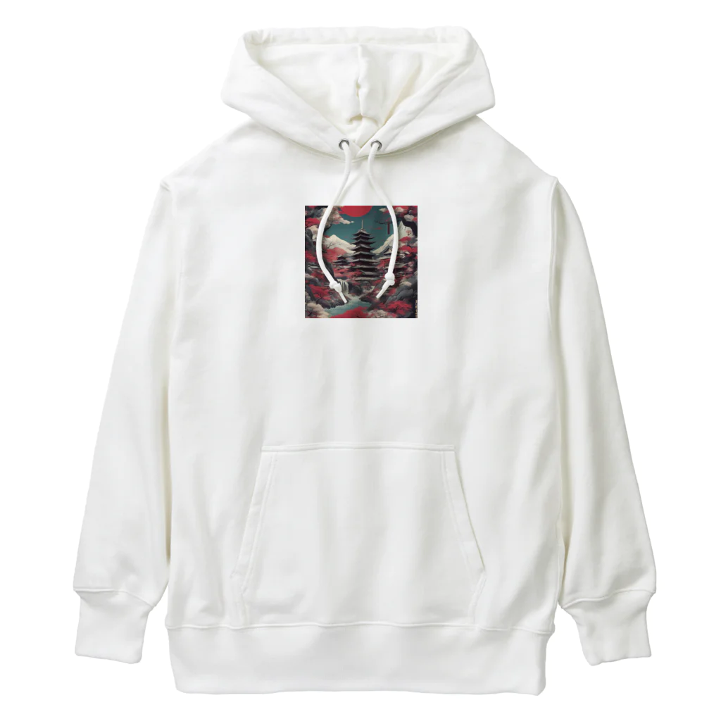 Hana15500のロック　和　デザイン２ Heavyweight Hoodie