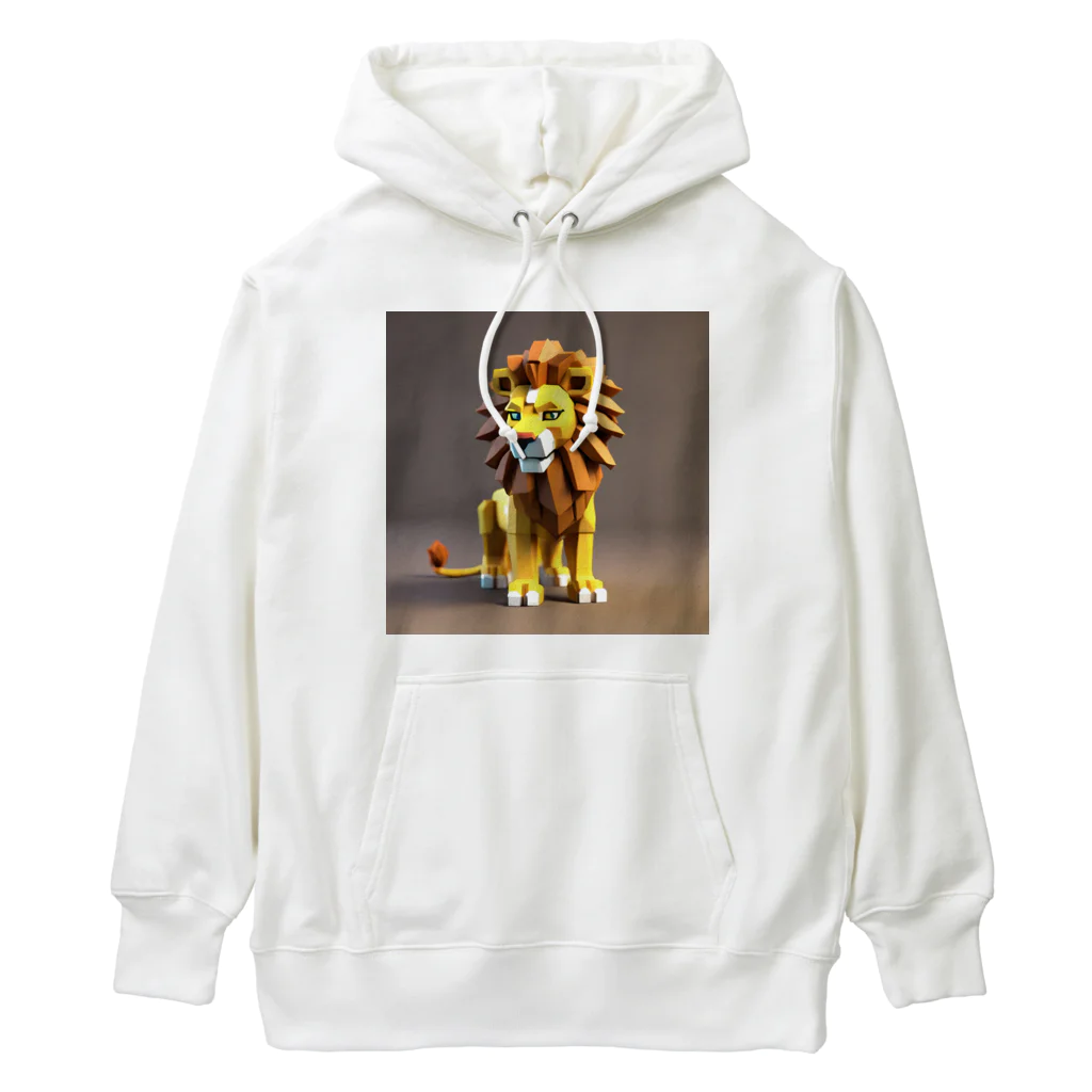 juryuのかっこいいライオンくん Heavyweight Hoodie