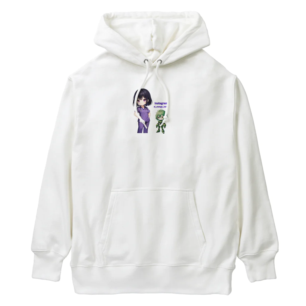 kororin424のAI漫画家ころりん Heavyweight Hoodie