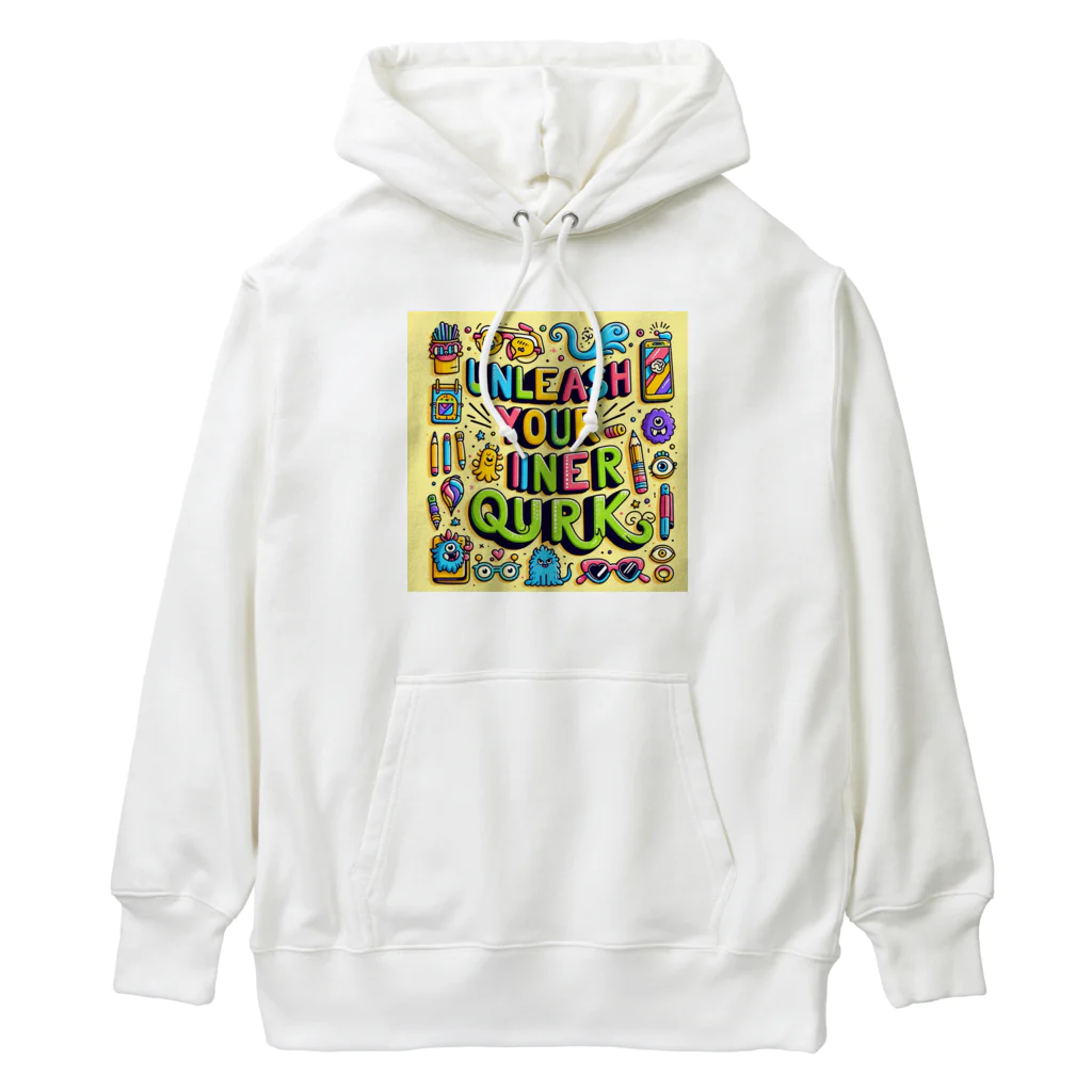 Muppiiのクイーキーポップ・エクスプレス：ビビッドな個性大解放！ Heavyweight Hoodie