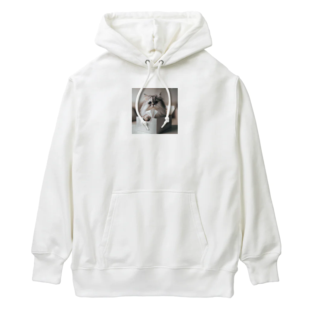 パパネコの暖かいにゃ〜 Heavyweight Hoodie