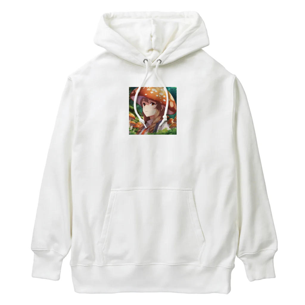 paparamanのキノコ少女 Heavyweight Hoodie