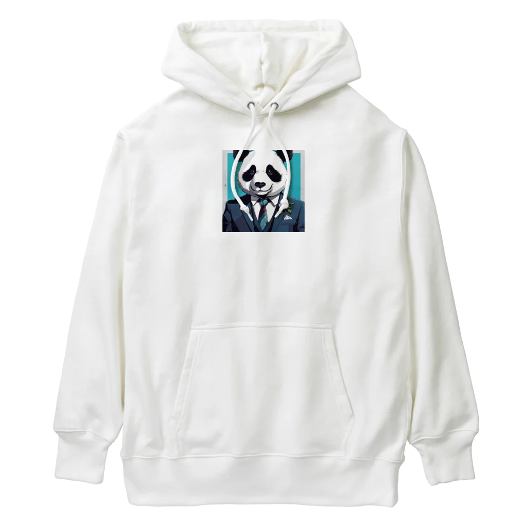 crazypanda2のビジネスパンダ Heavyweight Hoodie