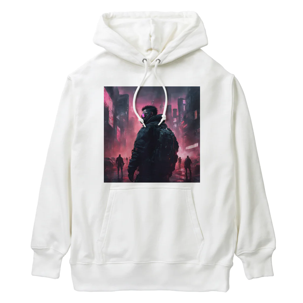 d-design-labのサイバーパンクシティ2 Heavyweight Hoodie