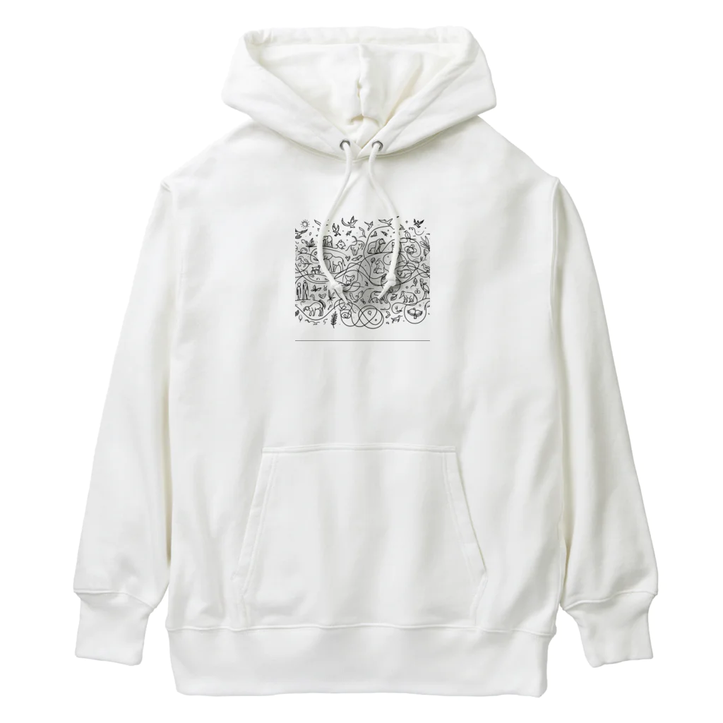 OFAFOのライフサークル Heavyweight Hoodie