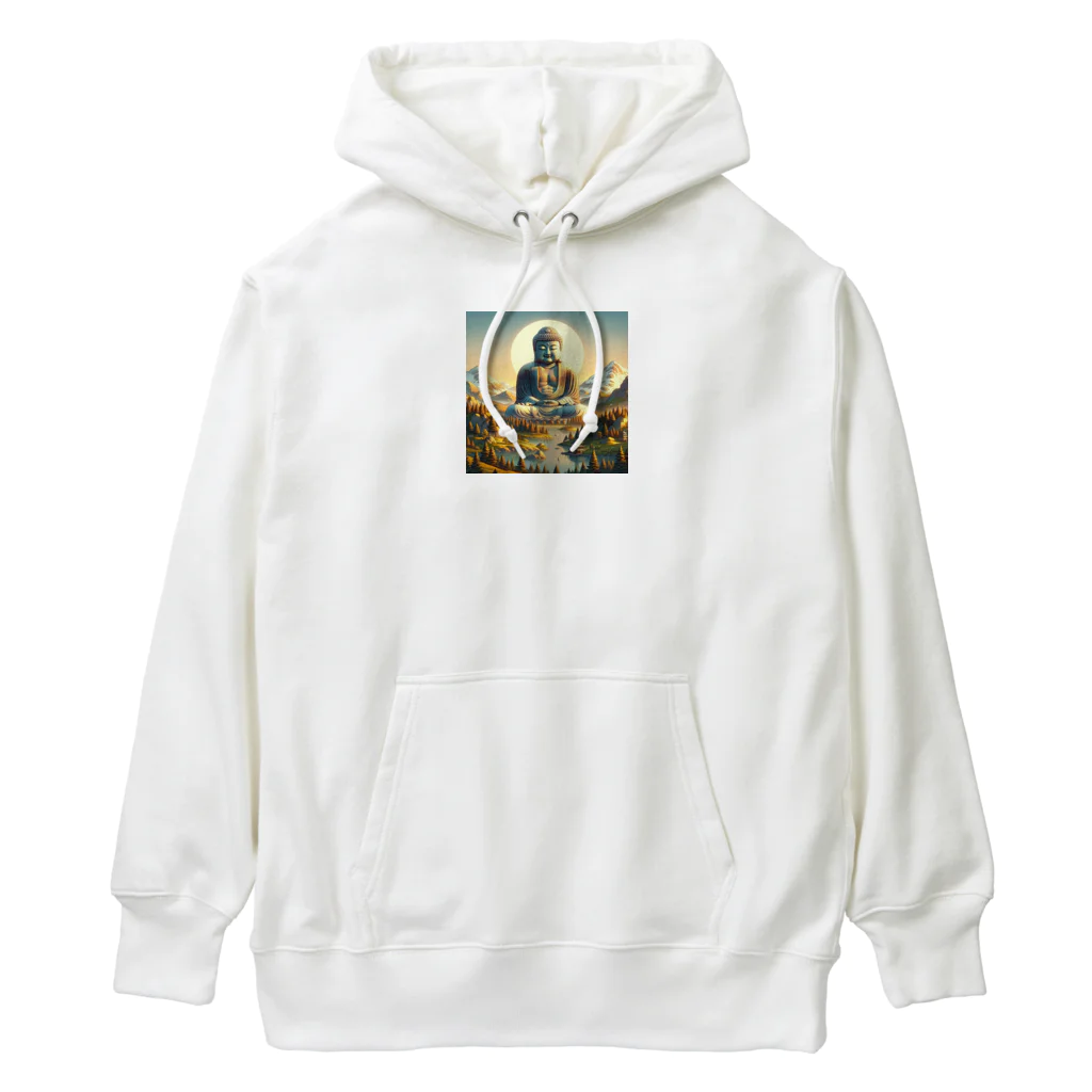 Irregular is beautifulのMajestic Serenity: Dawn of Enlightenment Heavyweight Hoodie