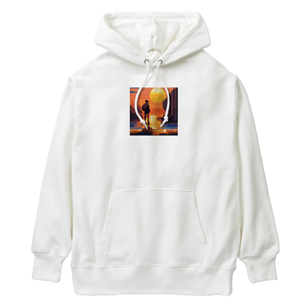 mazislowlifeの夕日の眺め Heavyweight Hoodie