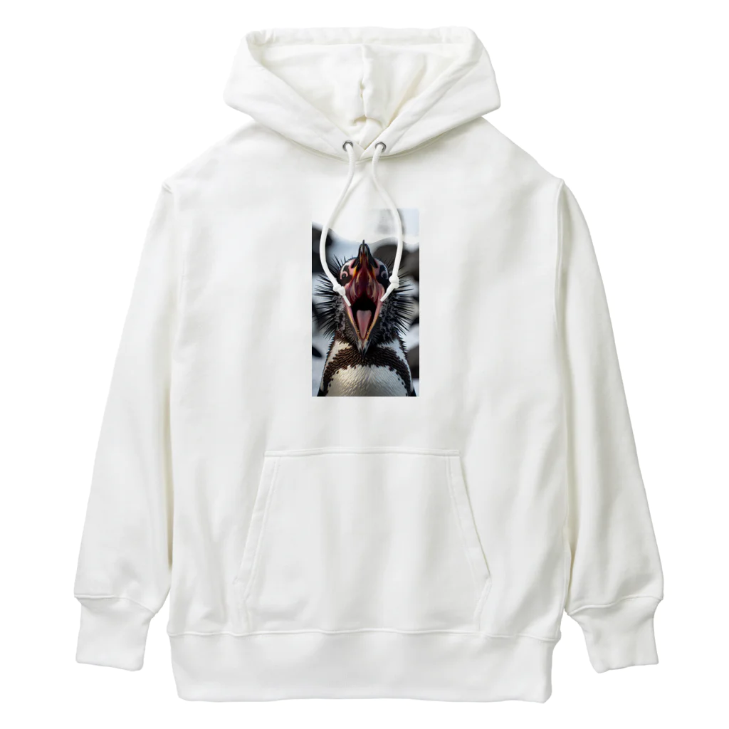 かんぱい工房のペンギンの口の中 Heavyweight Hoodie