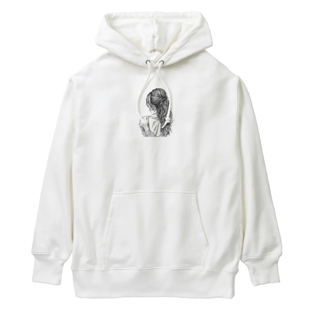 ニャン丸の愛するあなたの後ろ姿 Heavyweight Hoodie