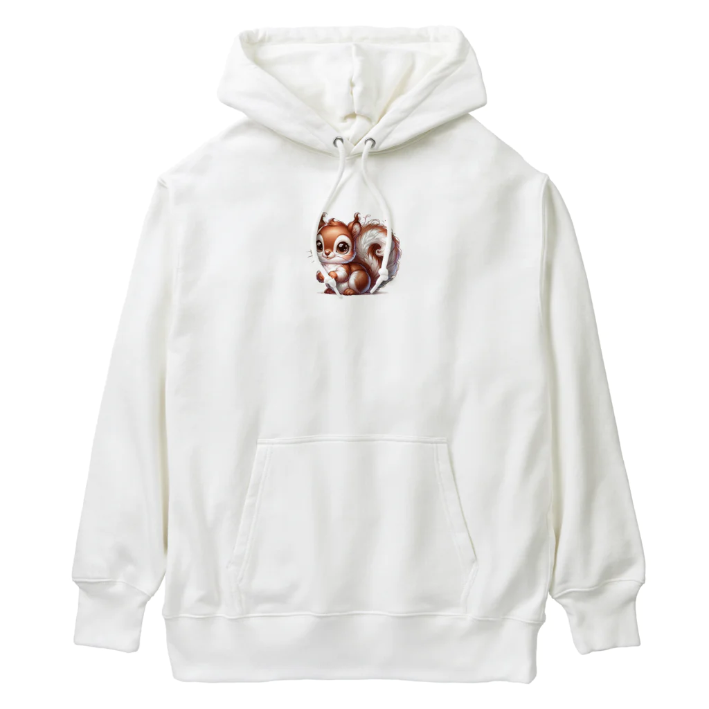 ドリーミーデザインズラボのリスの「ナッツィー」 Heavyweight Hoodie