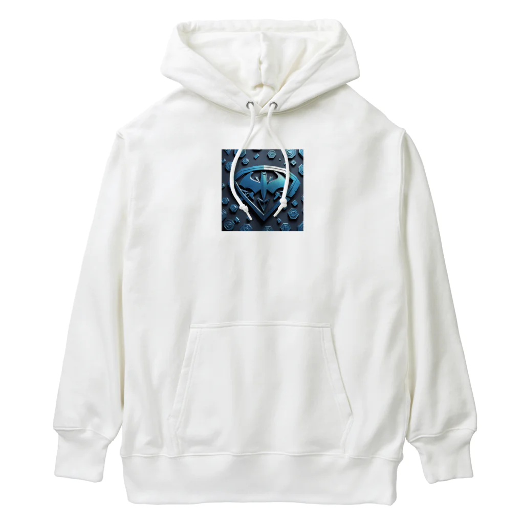 mori_393988のジオメトリックなスーパーヒーローシンボル Heavyweight Hoodie