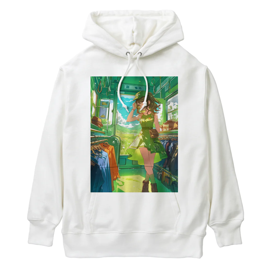 シロクマペンギンのトレインアパレルショップ Heavyweight Hoodie