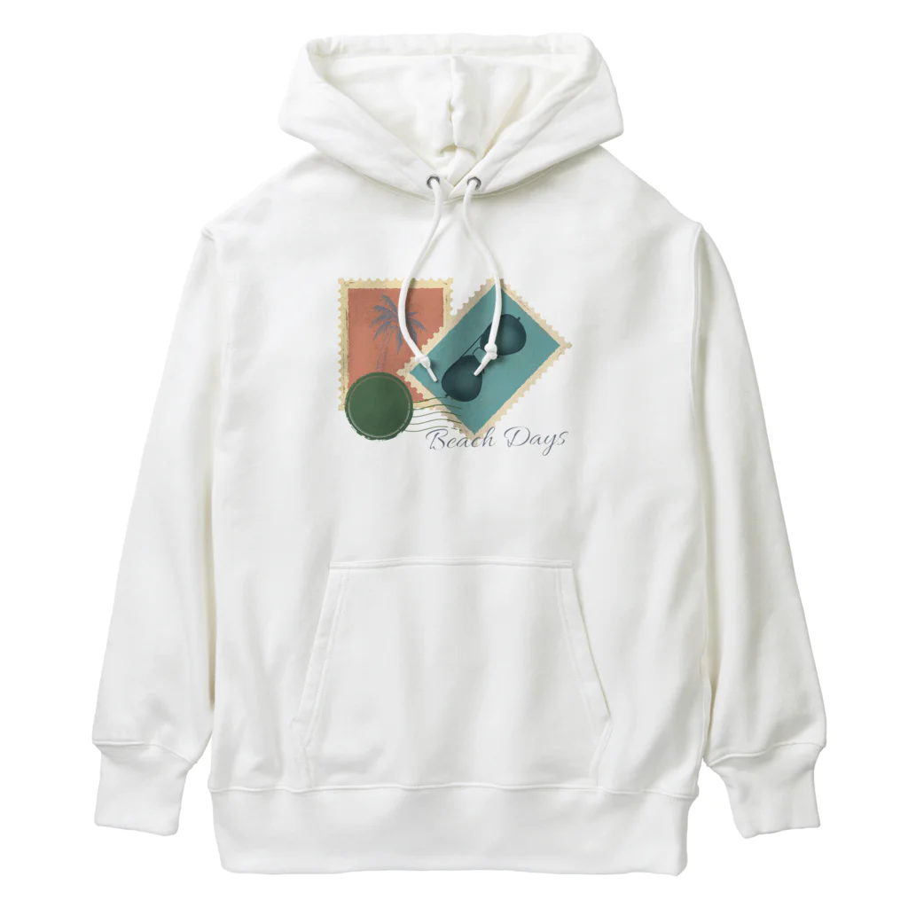  SATOHIROショップのレトロウェーブハーモニー Heavyweight Hoodie