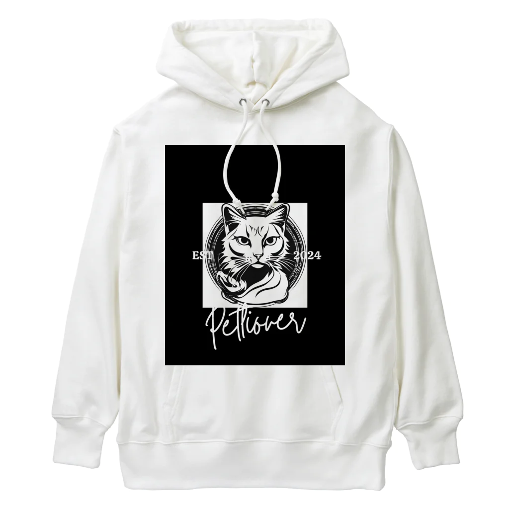 SERIY_SHOPの勇敢な猫戦士 Heavyweight Hoodie