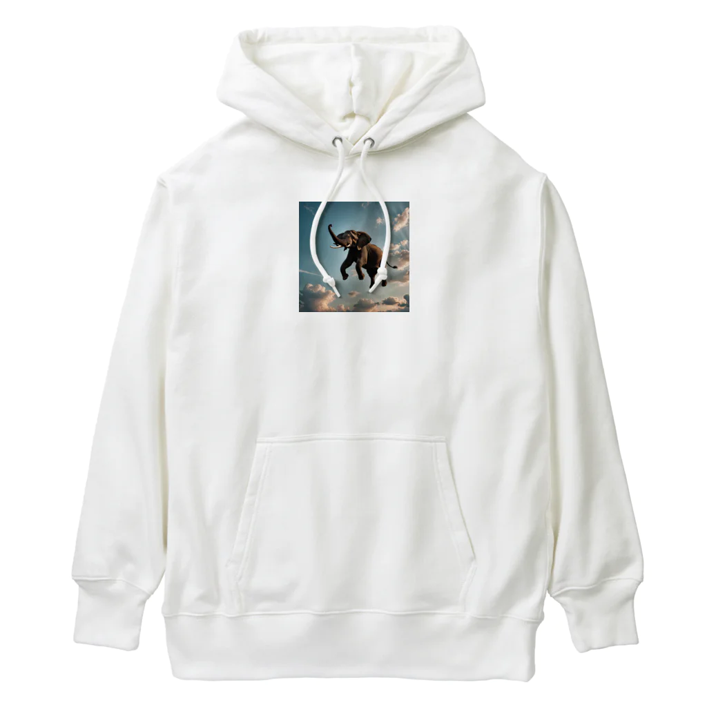 Dragon Designのエレファントインザスカイ Heavyweight Hoodie