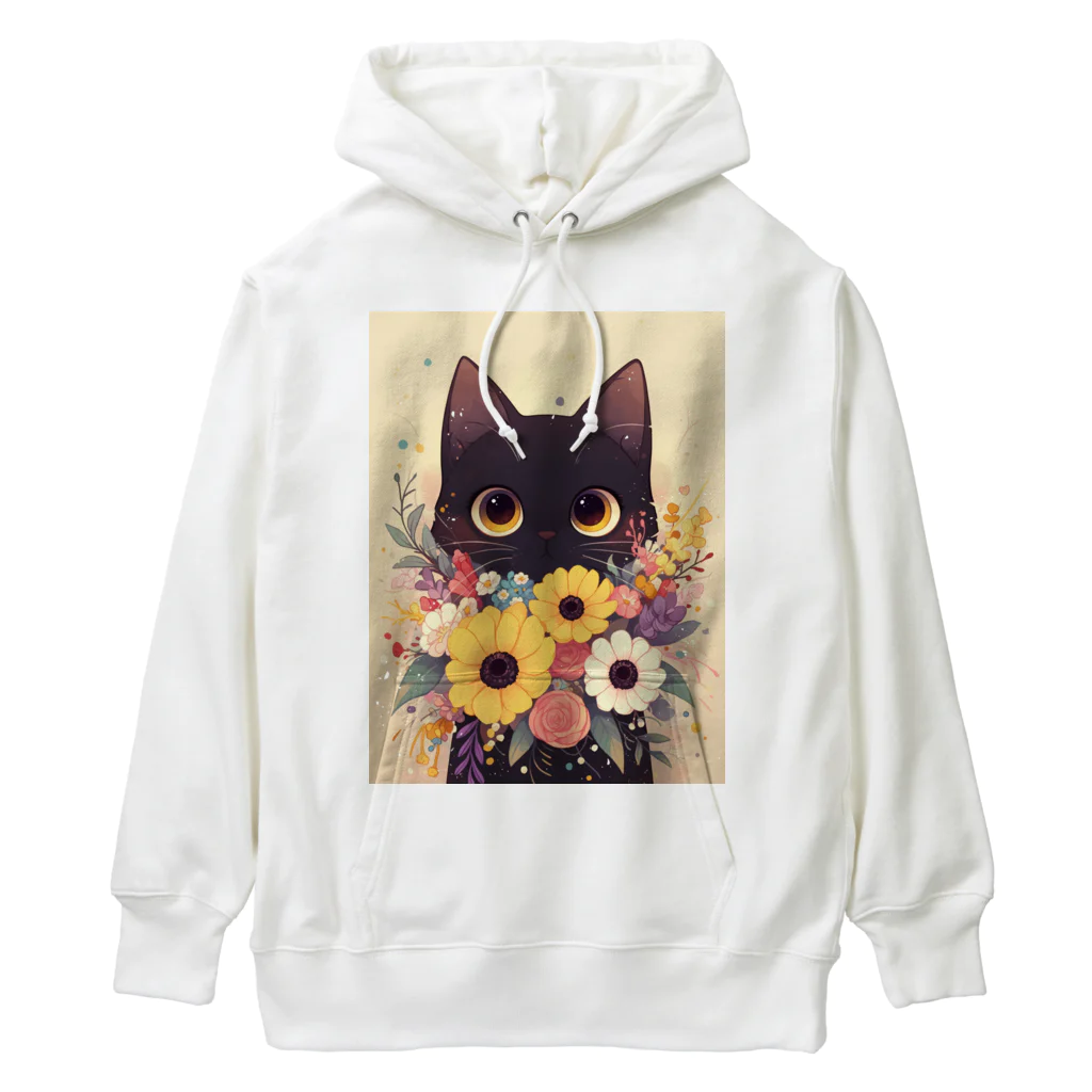 AQUAMETAVERSEの花束を猫に　Hime  253 Heavyweight Hoodie