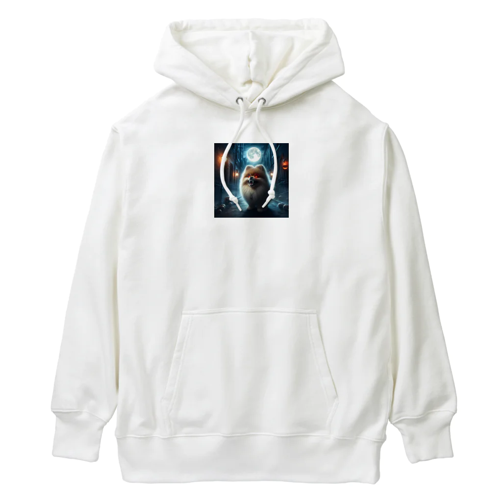 かんぱい工房のホラーポメラニアン Heavyweight Hoodie