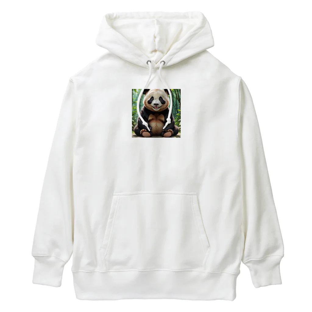 rakutenitibaの笑顔がかわいいパンダ Heavyweight Hoodie