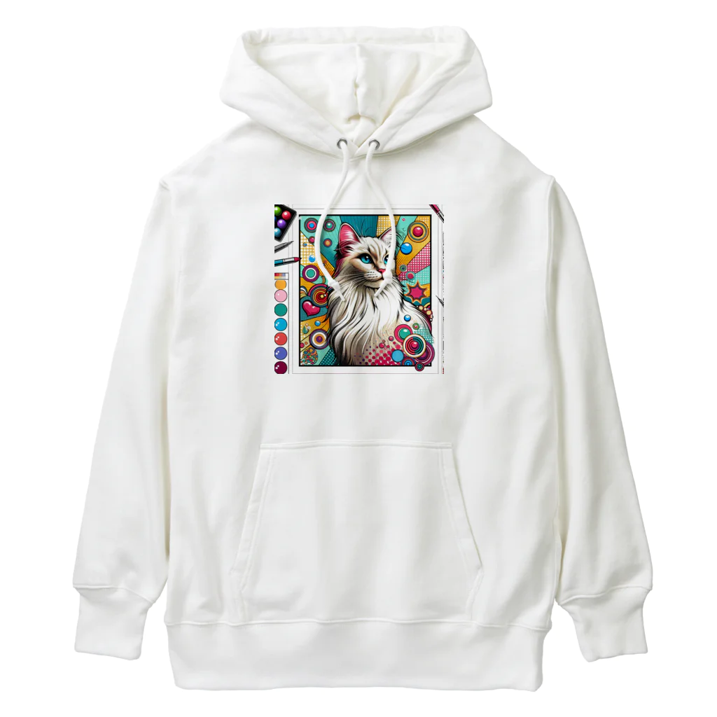 nkcamelliaの美しい猫 Heavyweight Hoodie