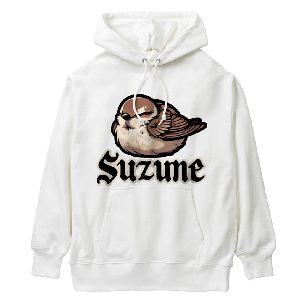 アニマルファッションのSUZUME（AI生成） Heavyweight Hoodie