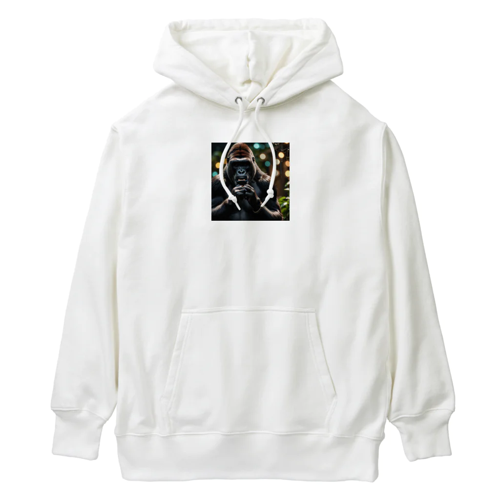 fumi_sportsのボイパしてるゴリラ Heavyweight Hoodie