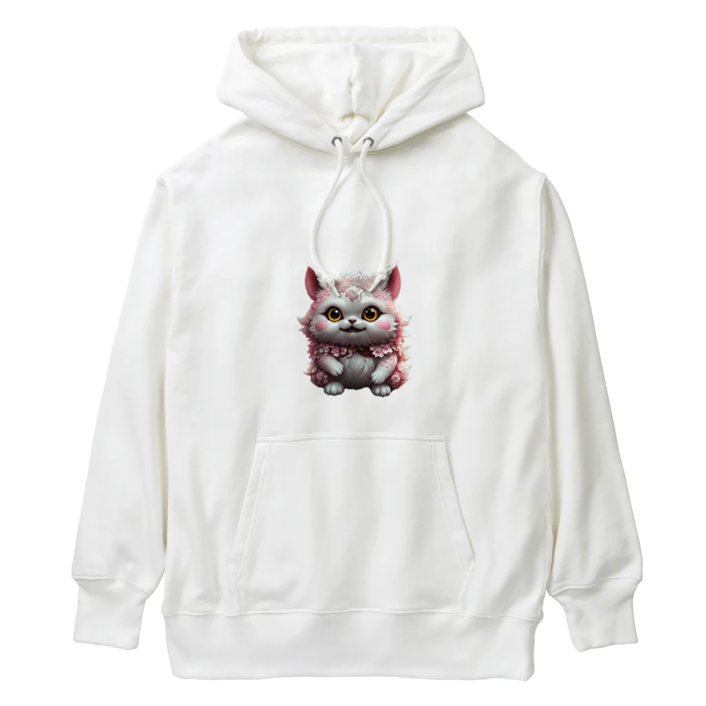 AI妖怪大図鑑の桜妖怪　ゴウカクニャ Heavyweight Hoodie