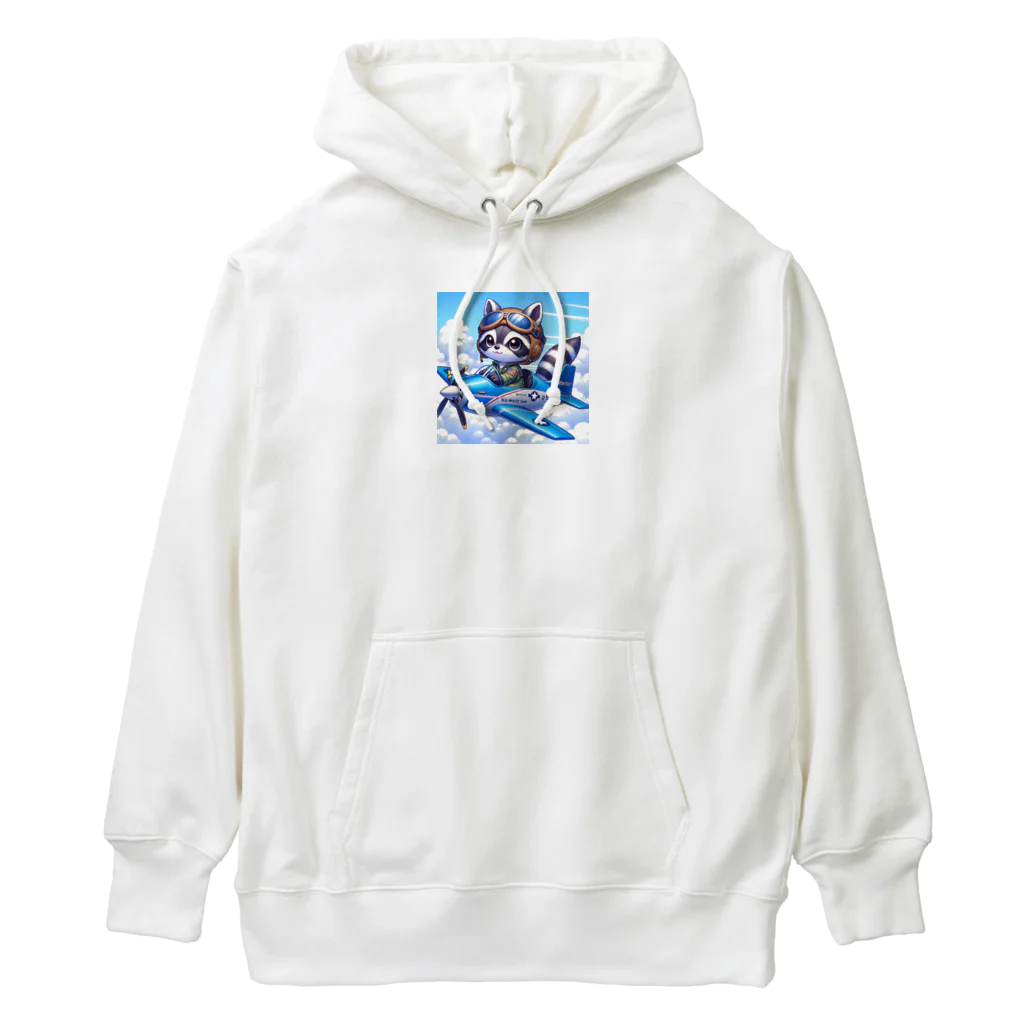 valtanamnのでふぉるめタッチな狸が操縦するレシプロ戦闘機 Heavyweight Hoodie