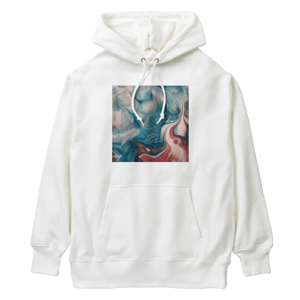 R-mayの鮮やかなマーブル Heavyweight Hoodie