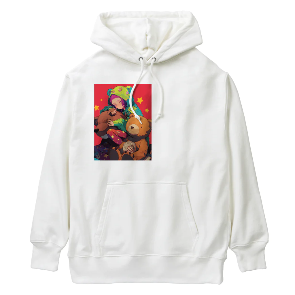 AQUAMETAVERSEの熊と仲良し　ラフルール　1859 Heavyweight Hoodie