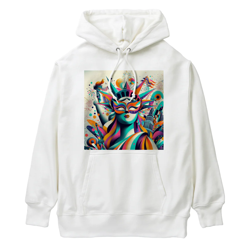 koumeiの自由な女神 Heavyweight Hoodie