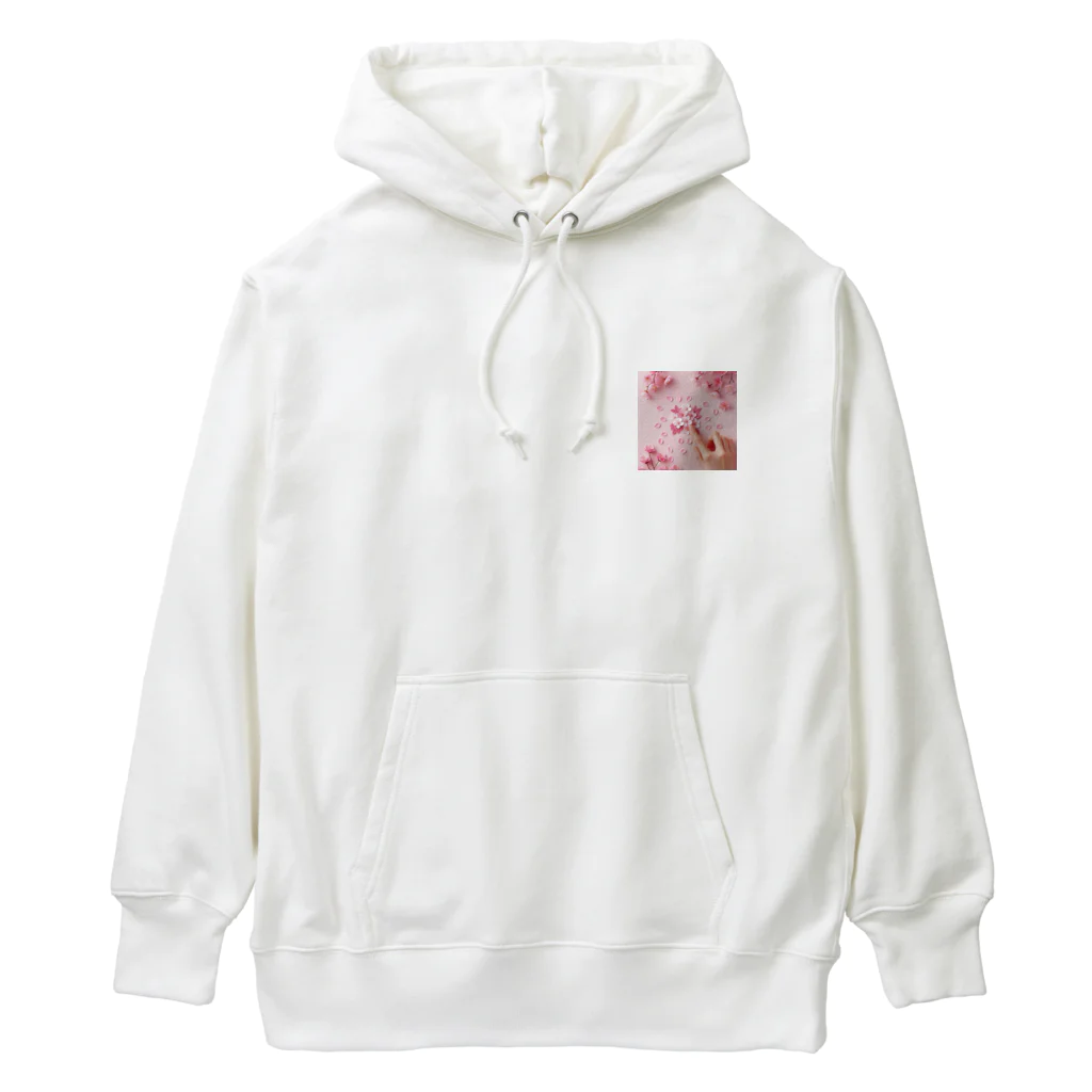 chapinnuのさくらの花びらで遊ぼう♪ Heavyweight Hoodie