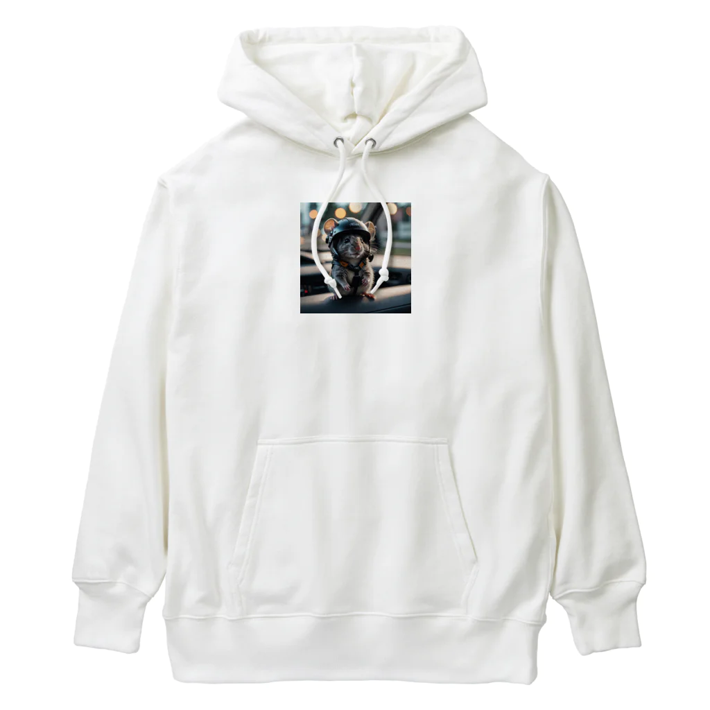 TanukinGのかわいいネズミくん Heavyweight Hoodie