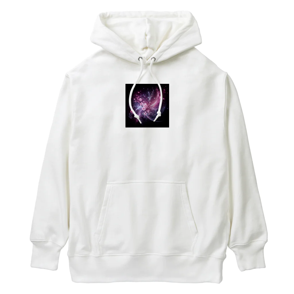 運気上昇グッズストアの宇宙桜 Heavyweight Hoodie