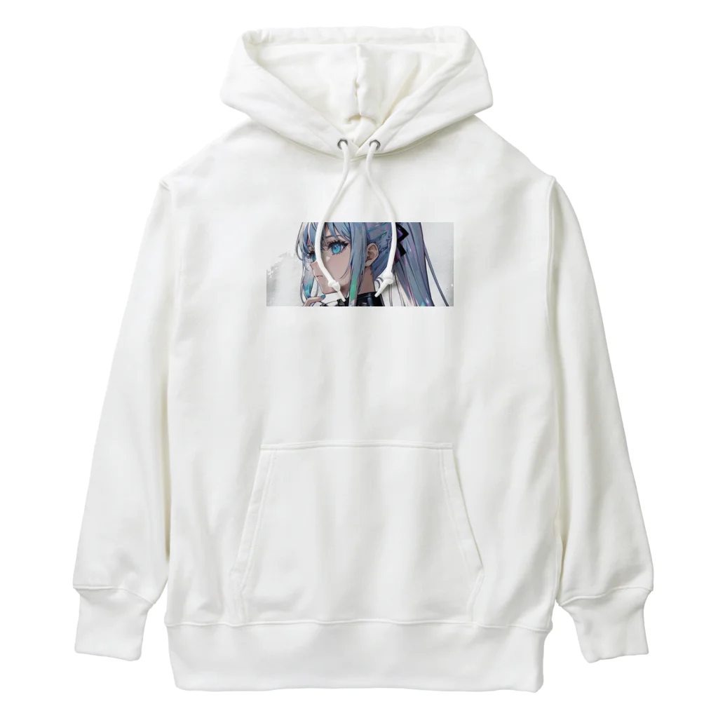 TomoyaOkazakiのアンドロイド少女 Heavyweight Hoodie