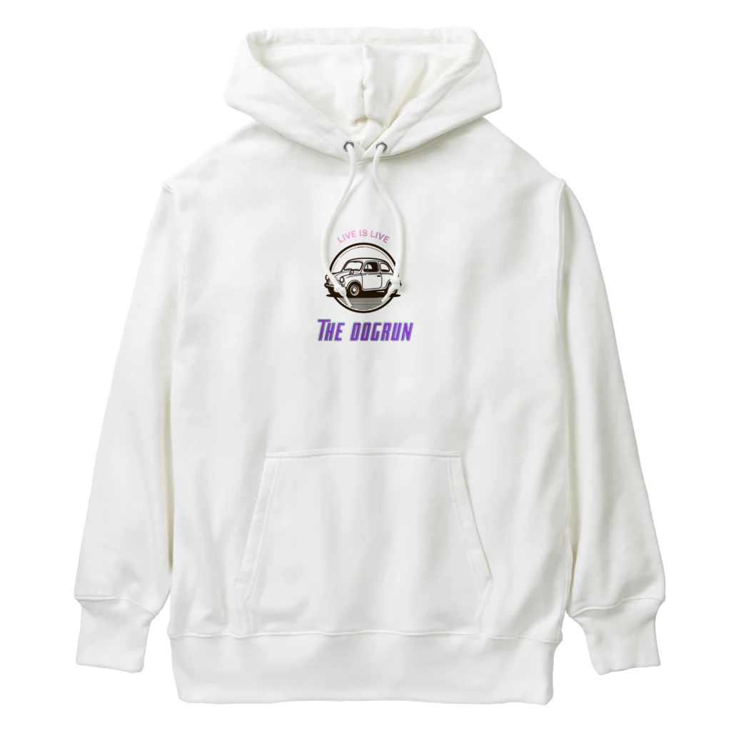 araakii@꧁THE DOGRUN꧂のTHE DOGRUN CAR  water mark Heavyweight Hoodie