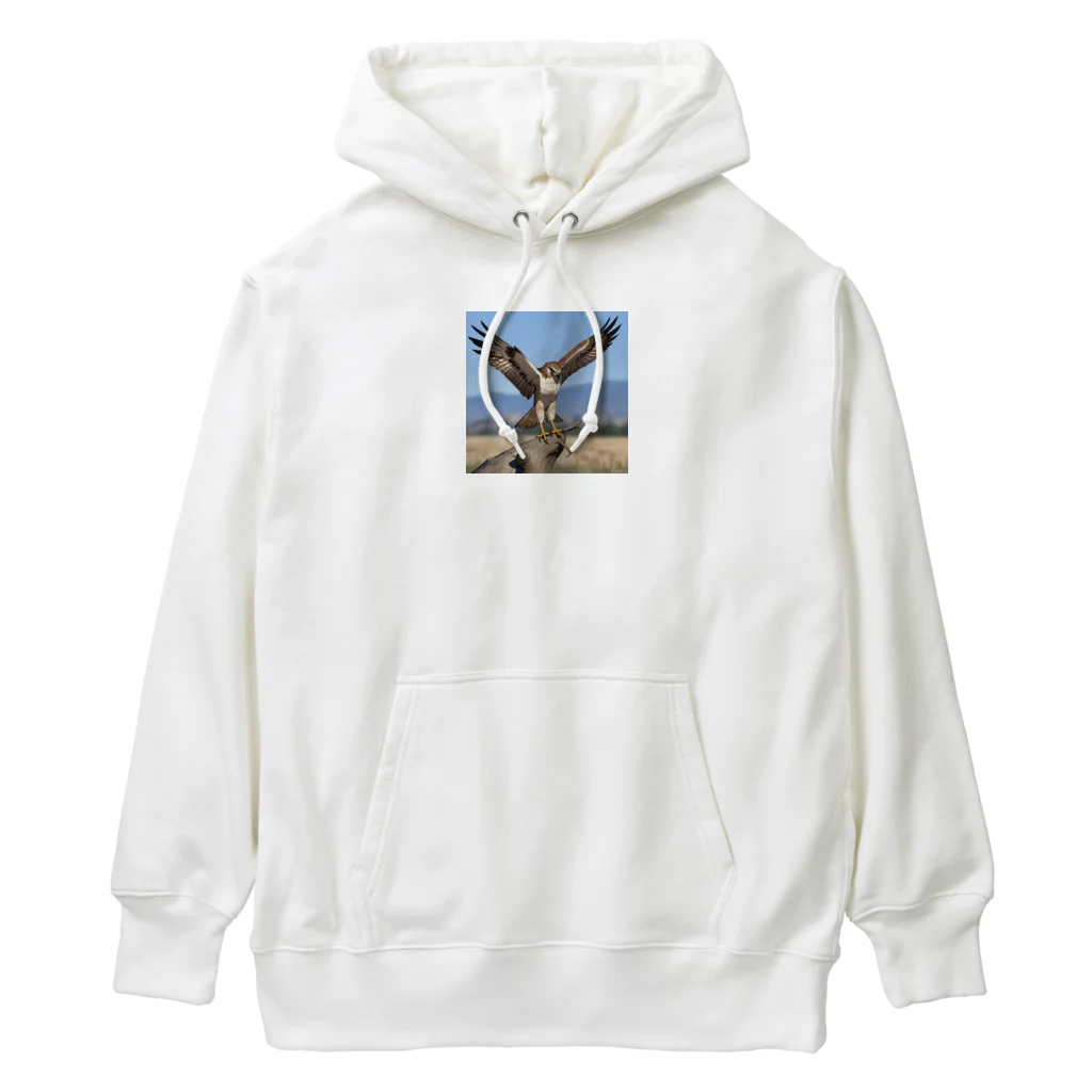 ganeshaの離陸準備中のタカ Heavyweight Hoodie