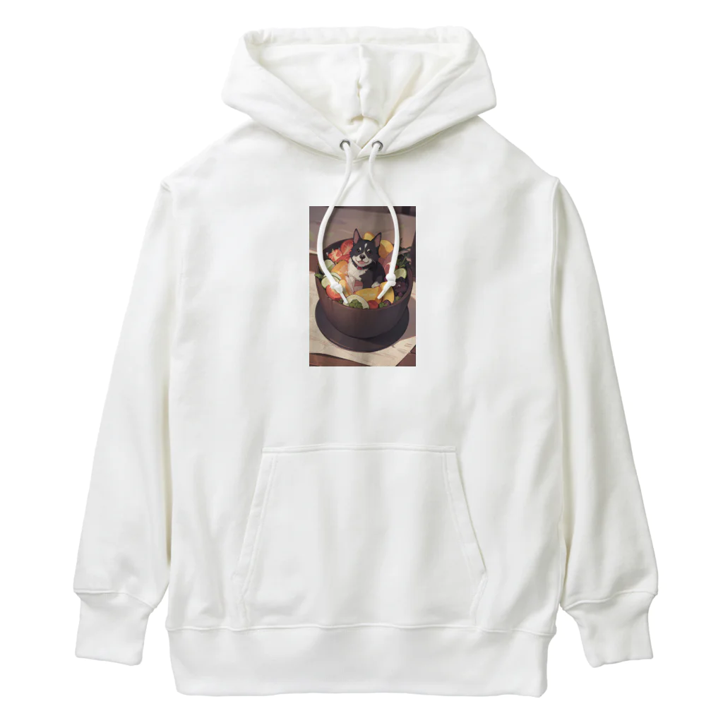 智のショップの野菜と犬① Heavyweight Hoodie